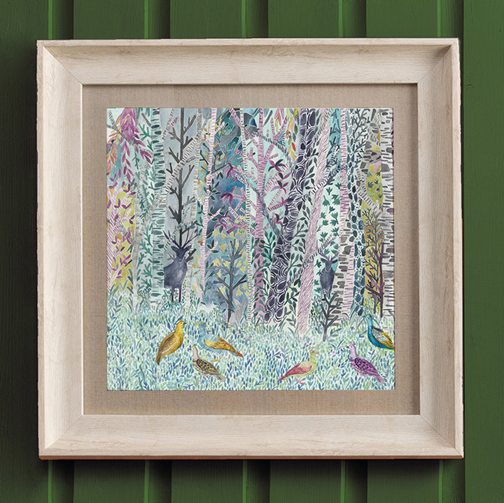 FRAME BIRCH WHIMSICAL TALE TWILIGHT 46X46