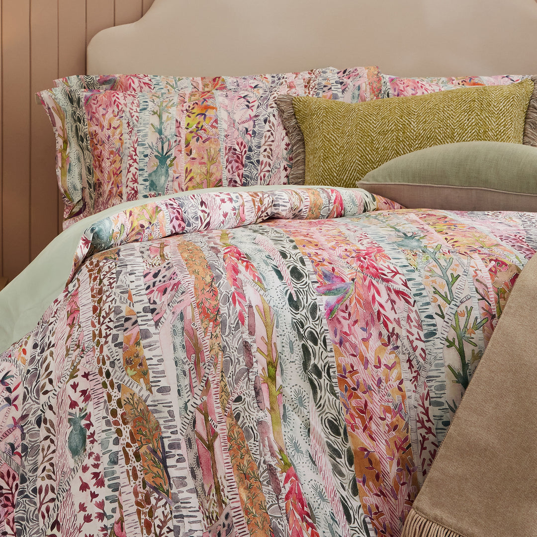 WHIMSICAL TALE SUPER KING DUVET SET BLUSH