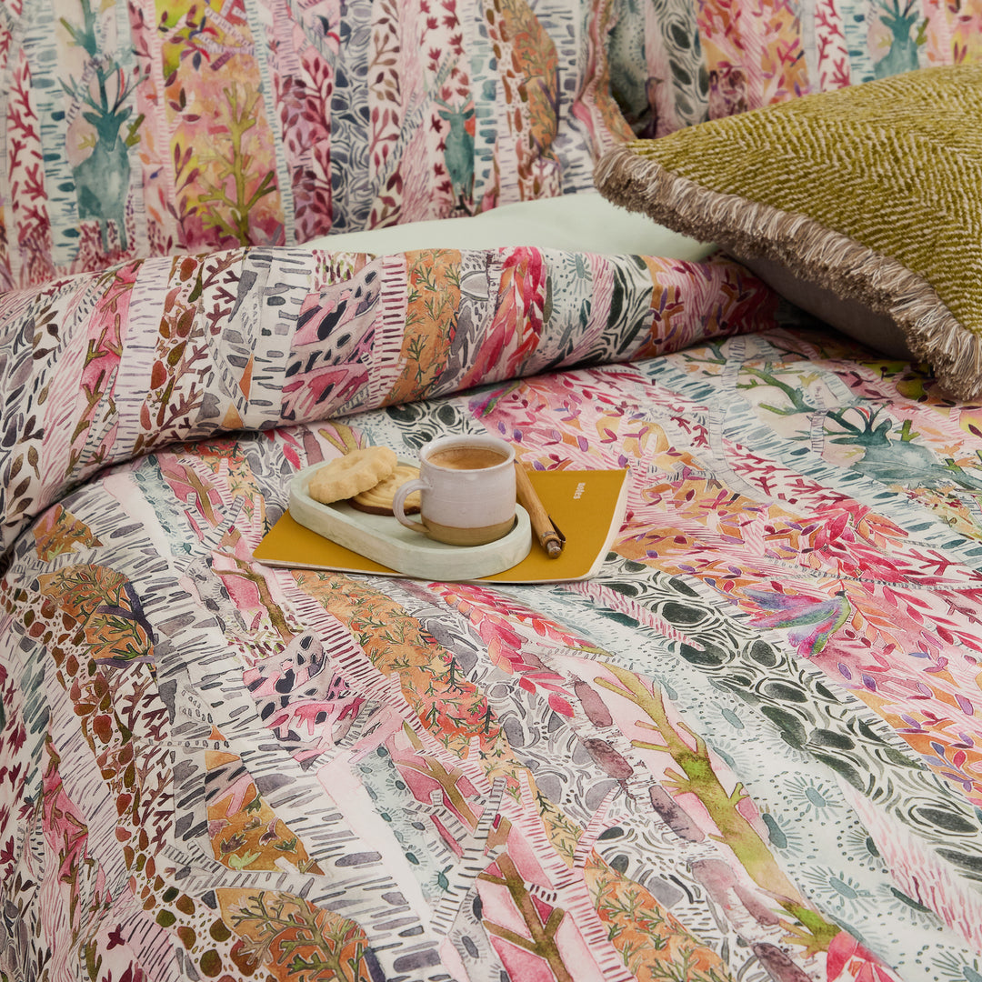 WHIMSICAL TALE SUPER KING DUVET SET BLUSH