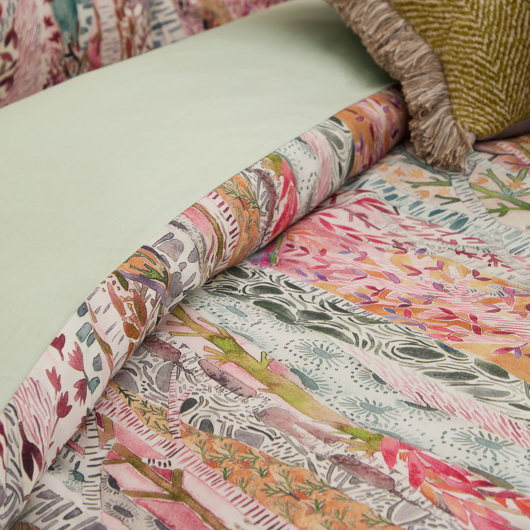 WHIMSICAL TALE SUPER KING DUVET SET BLUSH