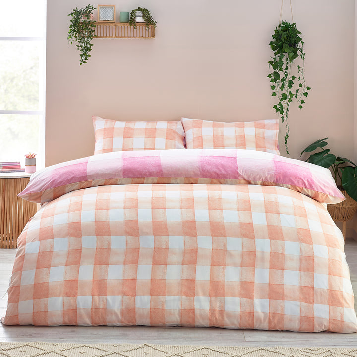 Whitstable Super King Duvet Set Prism Pink - image 2