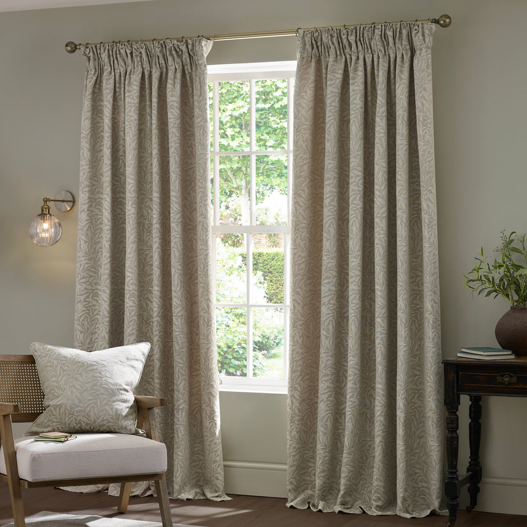 Willow Bough 117x183 Pencil Pleat Curtains Linen - image 4