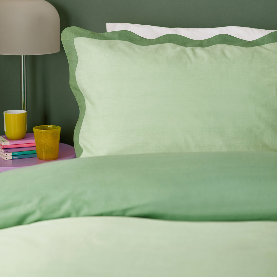 Wigglescallop Double Duvet Set Green - image 2
