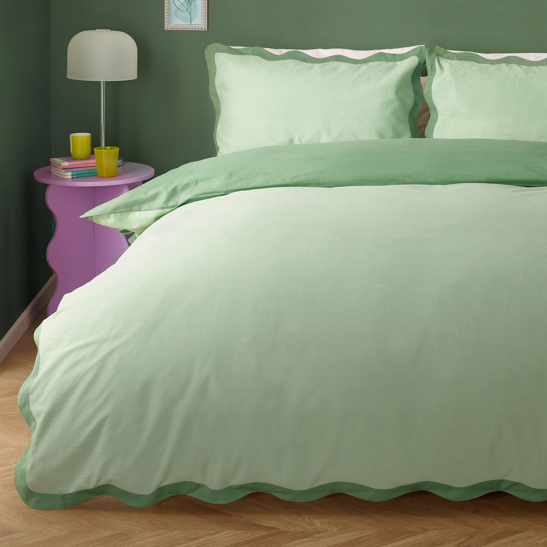 Wigglescallop Double Duvet Set Green - image 3
