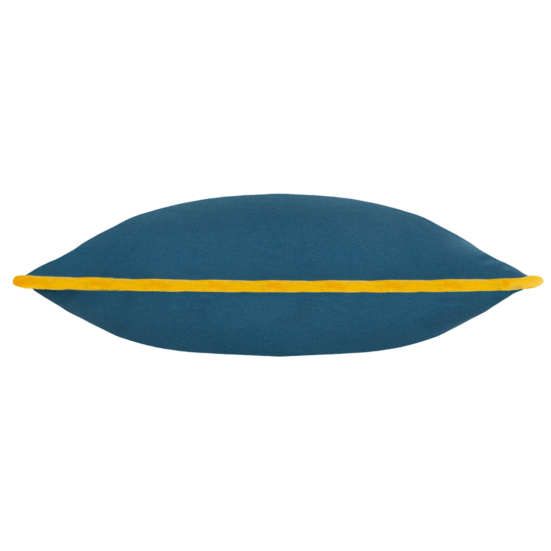 WIGGLE 45X45 FILLED CUSHION BLUE/YELLOW