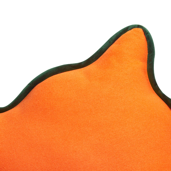 WIGGLE 45X45 FILLED CUSHION ORANGE/GREEN