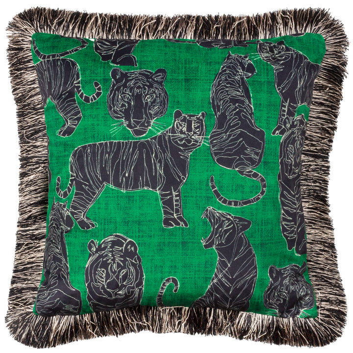 WILDCAT 45X45 CUSHION CASE JUNGLE GREEN