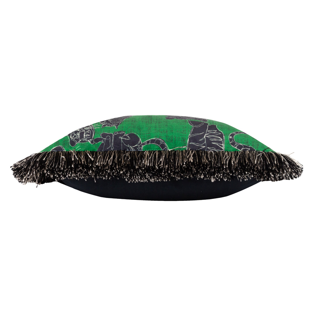 WILDCAT 45X45 CUSHION CASE JUNGLE GREEN