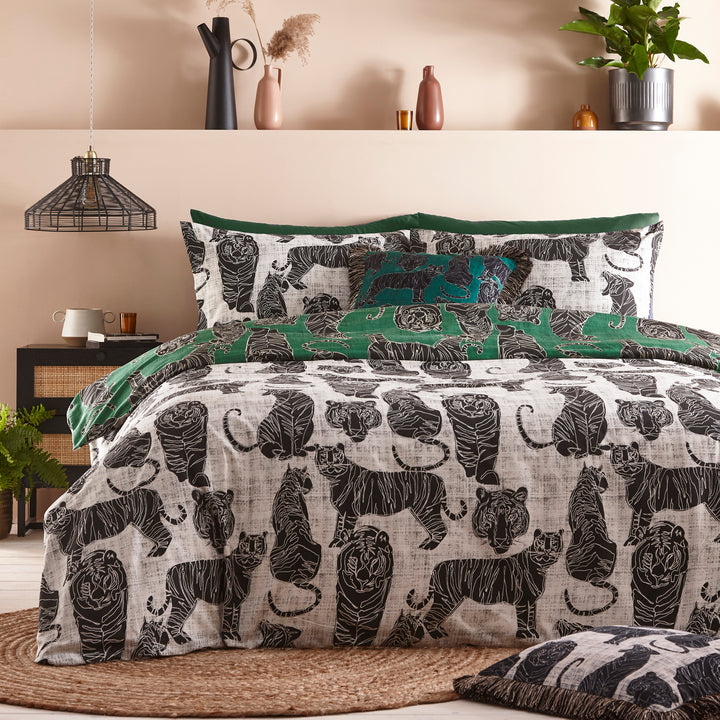 Wildcat Double Duvet Set Jungle Green - image 5