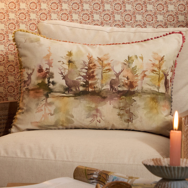 WILDERNESS 40X60 CUSHION CASE PLUM