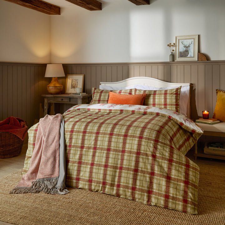 WILDERNESS SINGLE DUVET SET PLUM