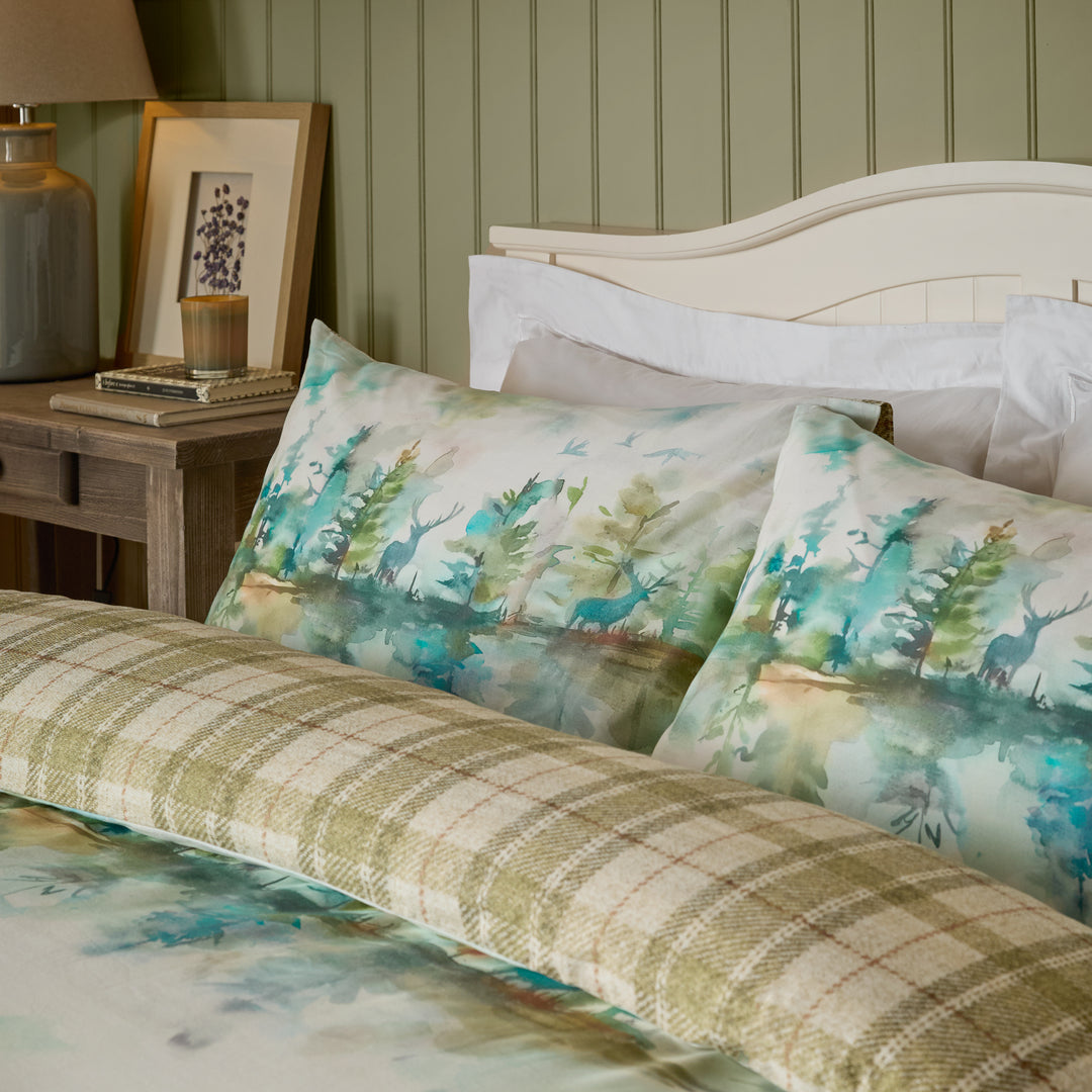 WILDERNESS SINGLE DUVET SET TOPAZ