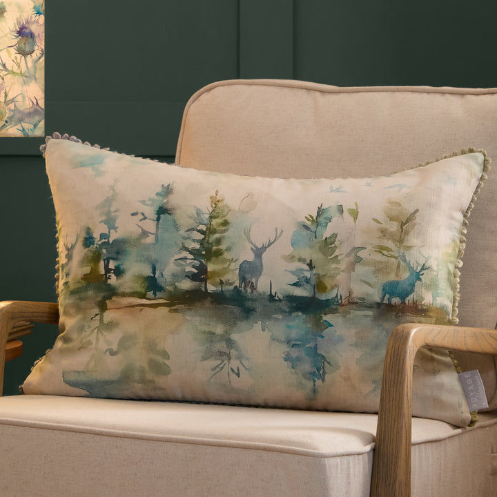 WILDERNESS 40X60 CUSHION CASE TOPAZ