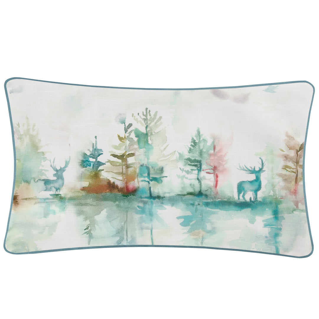 WILDERNESS TOPAZ 30X50 OUTDOOR CUSHION CASE TEAL