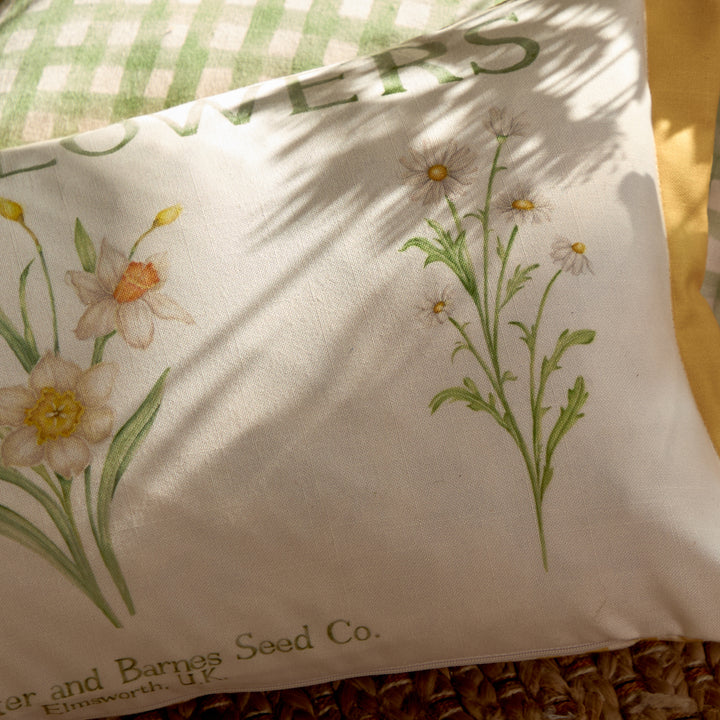 WILDFLOWERS 30X50 OUTDOOR CUSHION CASE MARIGOLD