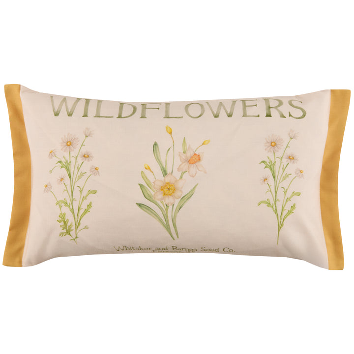 WILDFLOWERS 30X50 OUTDOOR CUSHION CASE MARIGOLD