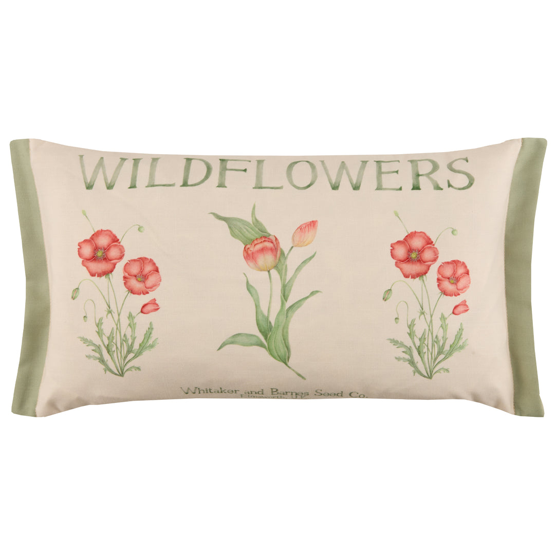 WILDFLOWERS 30X50 OUTDOOR CUSHION CASE OASIS