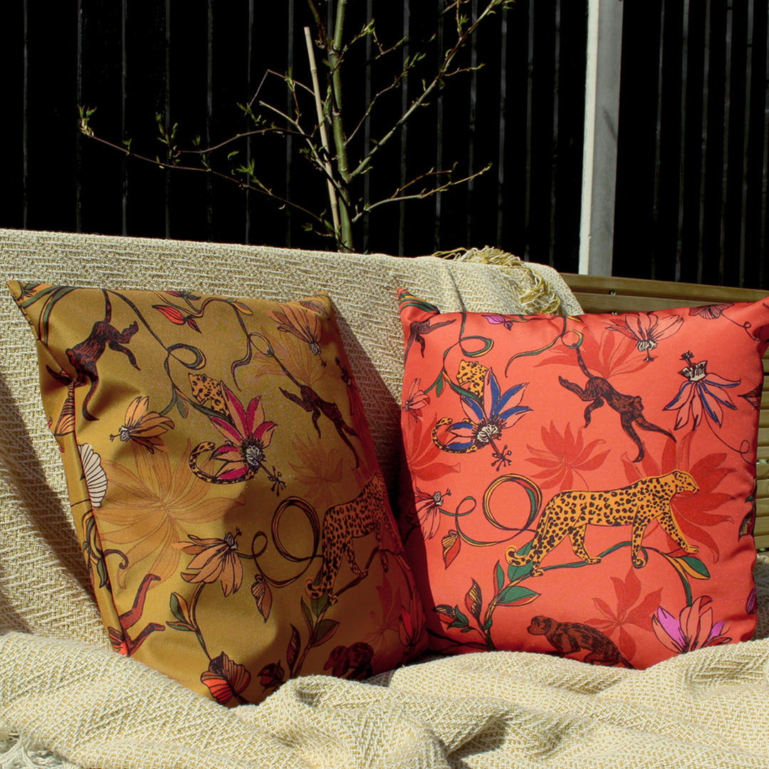 Wildlife 43x43 Outdoor Cushion Cover Orange - image 3