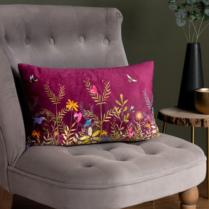 WILLOW WILDFLOWER MEADOW 30X50 CUSHION CASE MULTI