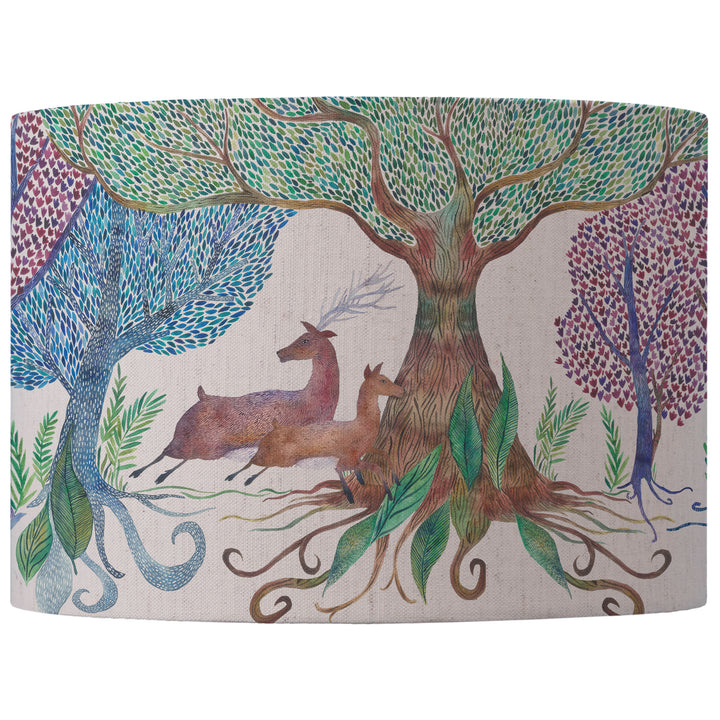 WILLOW WOODS EVA 30X21CM LAMPSHADE LINEN