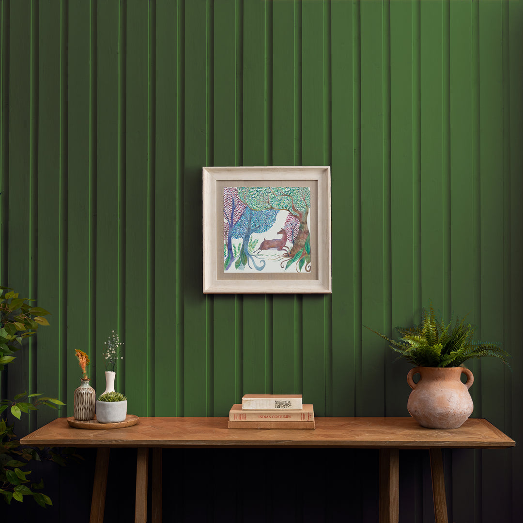 FRAME BIRCH WILLOW WOODS LINEN 46X46