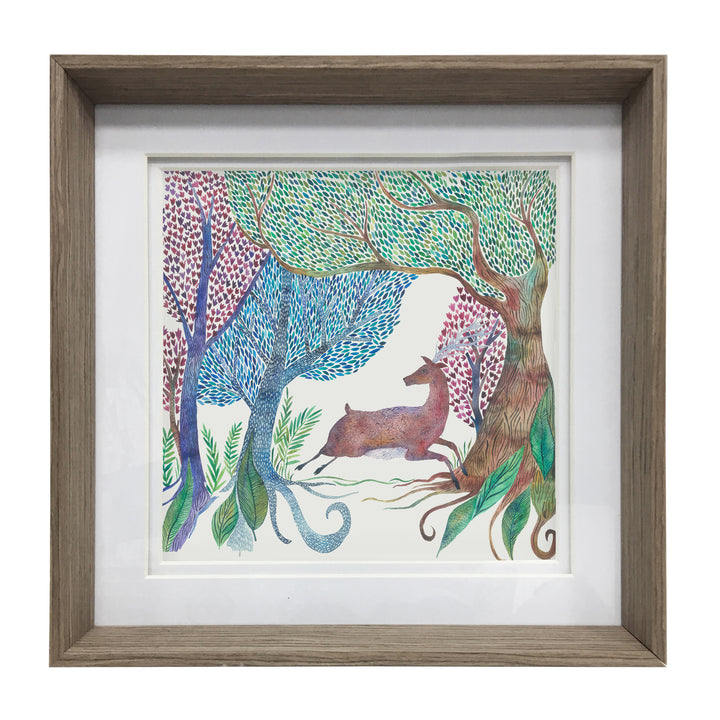 FRAME NUT WILLOW WOODS LINEN 47X7