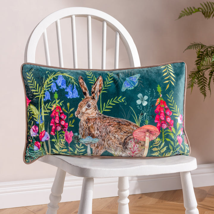 WILLOW RABBIT 30X50 CUSHION CASE MULTI