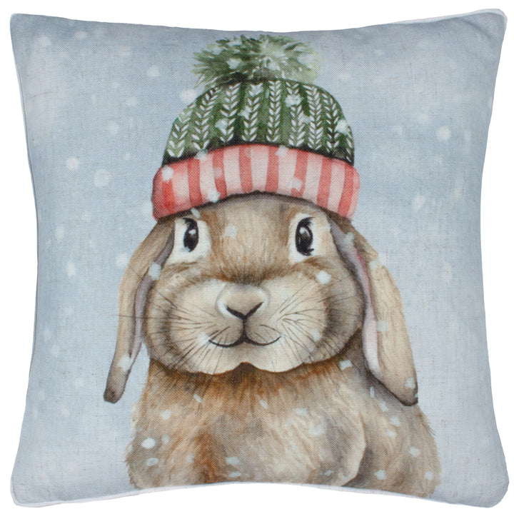 WINTER RABBIT 43X43 CUSHION CASE MULTI