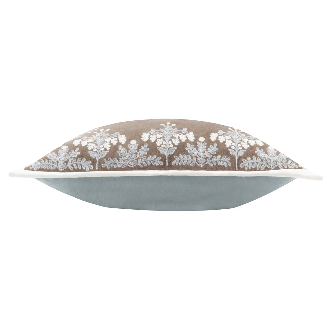 WINTER BLOOM 50X50 CUSHION CASE TAUPE
