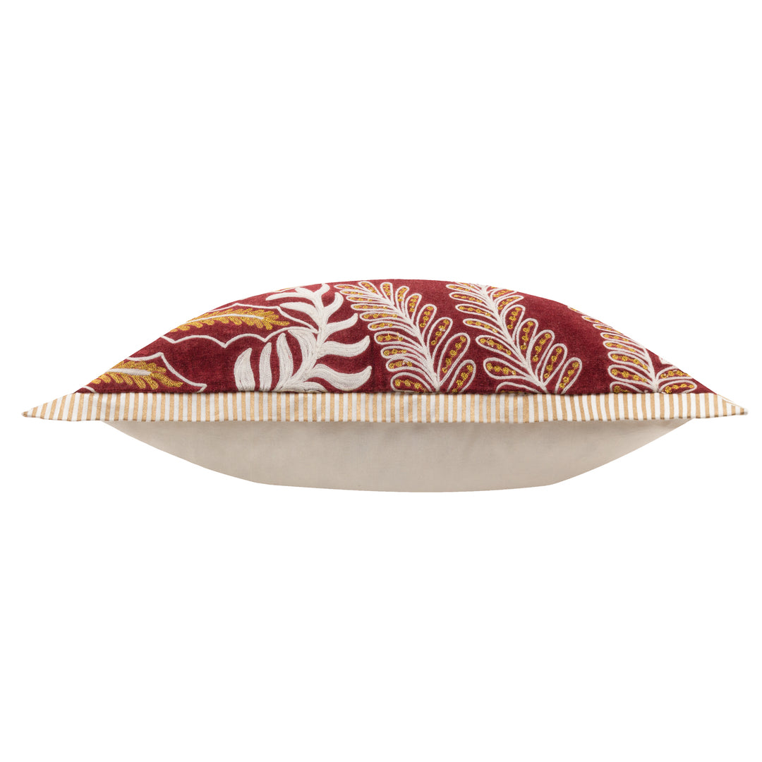 WINTER JOY 50X50 CUSHION CASE RED