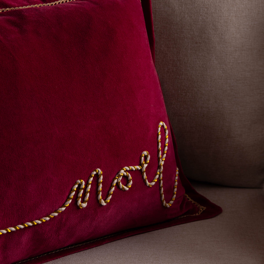 WINTER NOEL 40X60 CUSHION CASE RED