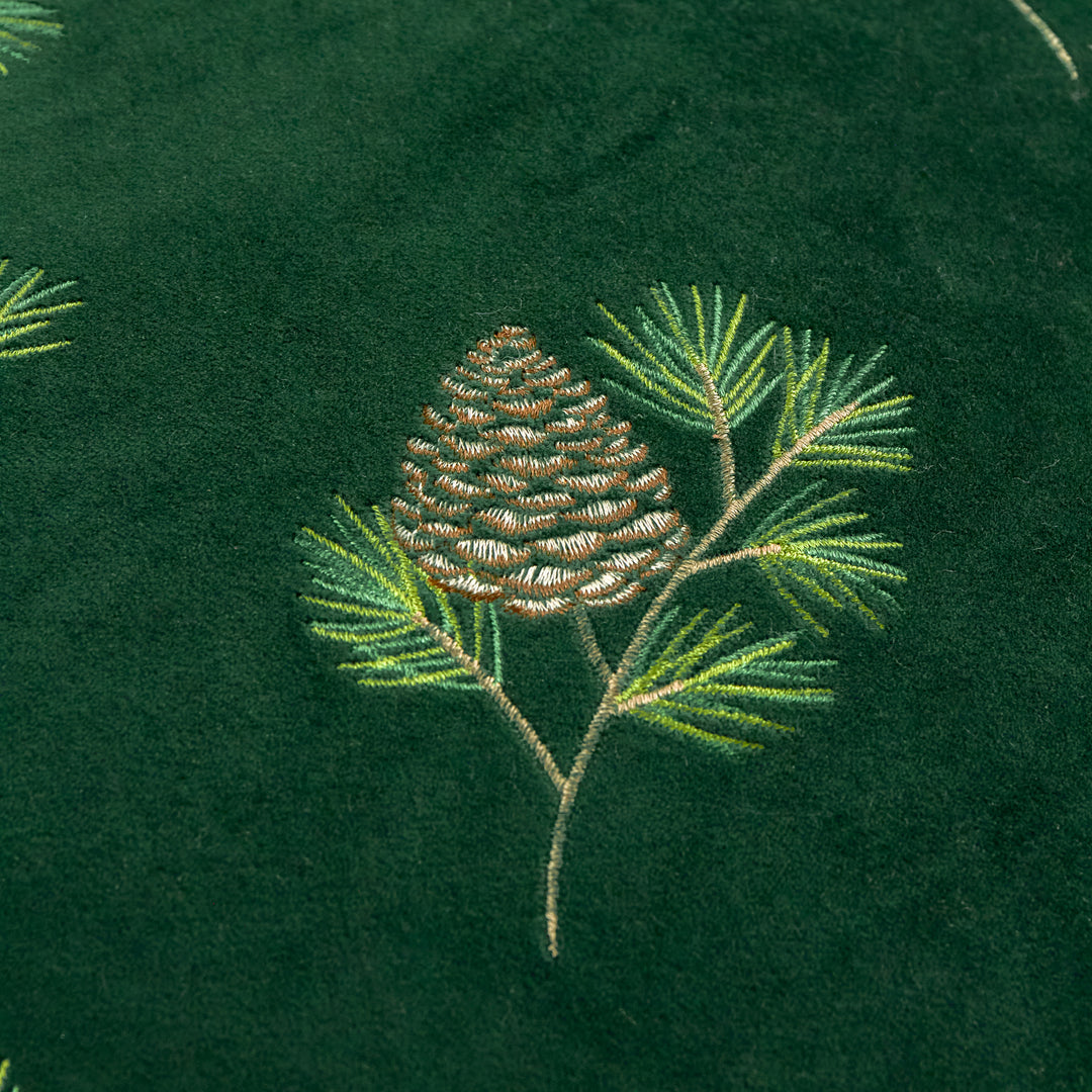 Winter Pines 43x43 Cushion Case Spruce Green - image 4