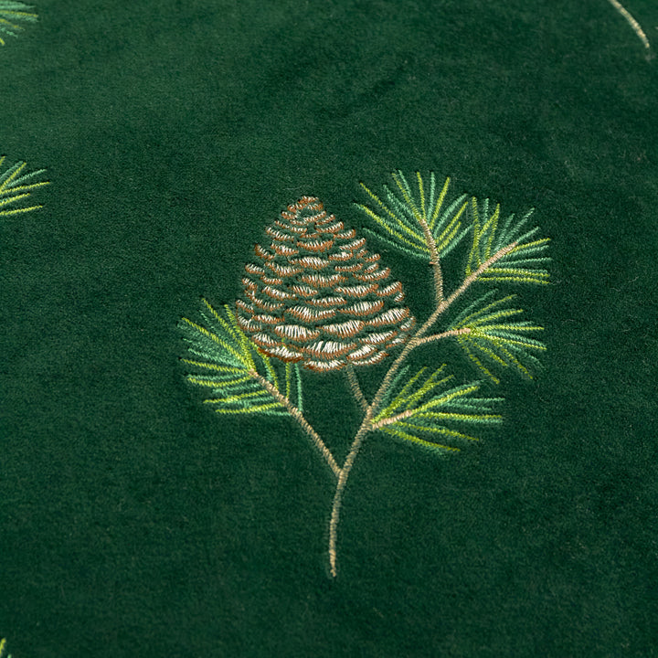 Winter Pines 43x43 Cushion Case Spruce Green - image 4