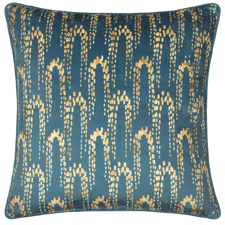 WISTERIA 50X50 CUSHION COVER PETROL