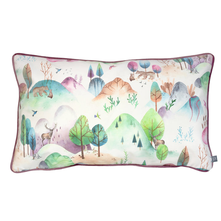 WOODLAND WALK 60X40 CUSHION COVER CANDYFLOSS