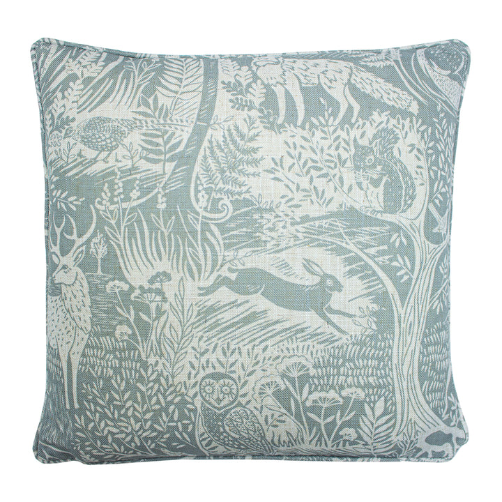 WOODLAND SCANDI 43X43 C/CASE DUCK EGG