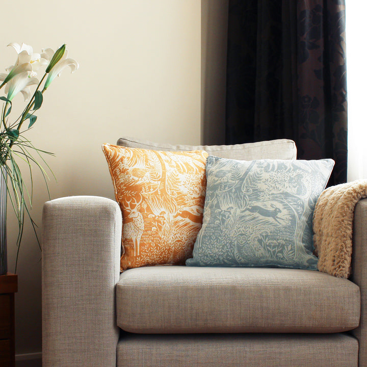 WOODLAND SCANDI 43X43 C/CASE OCHRE