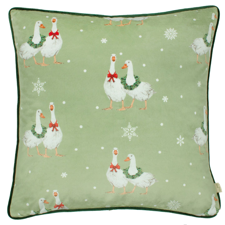WINTER GEESE 43X43 CUSHION CASE MULTI