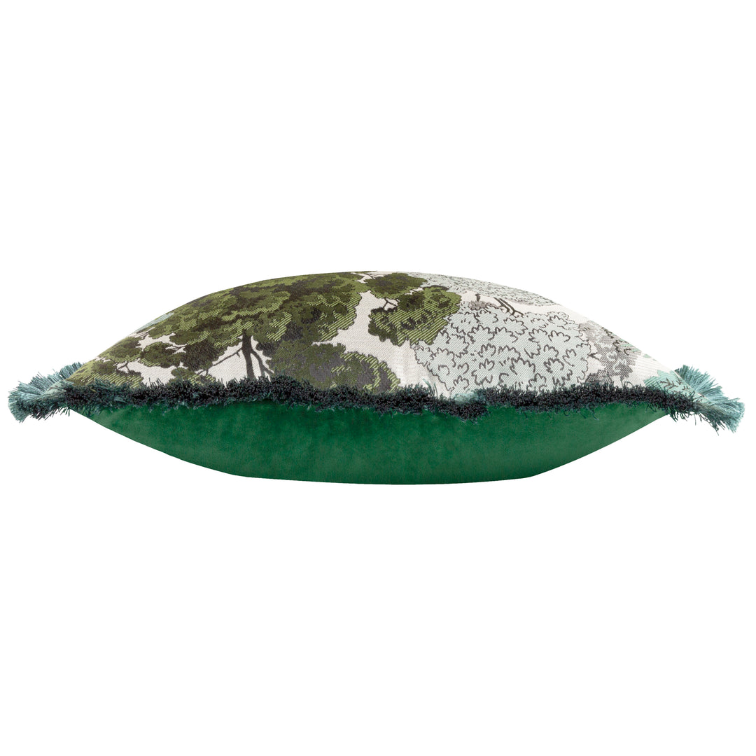 WOODLANDS 55X55 CUSHION CASE GREEN