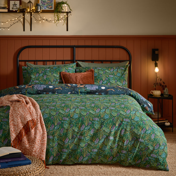 Woodland Rituals Duvet Set Double Duvet Set Navy - image 2