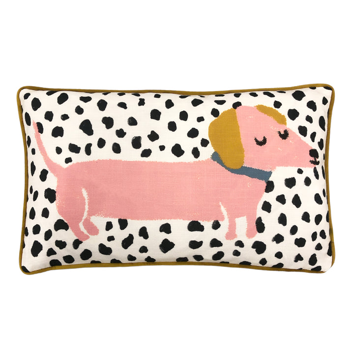 WOOFERS SAUSAGE DOG 30X50 CUSHION CASE MULTI