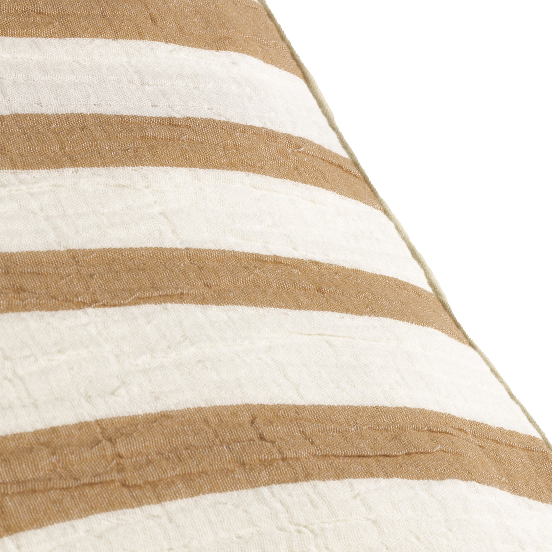 WOVEN STRIPE 40X60 CUSHION CASE CINNAMON