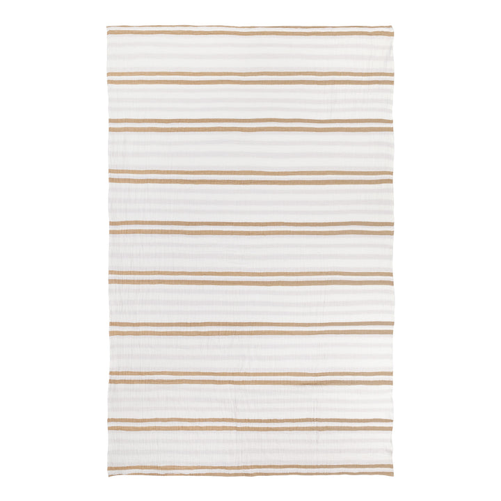 Woven Stripe 140x220 Bedspread Cinnamon - image 5