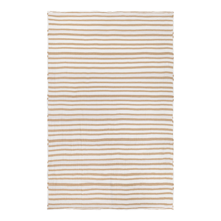 Woven Stripe 140x220 Bedspread Cinnamon - image 6