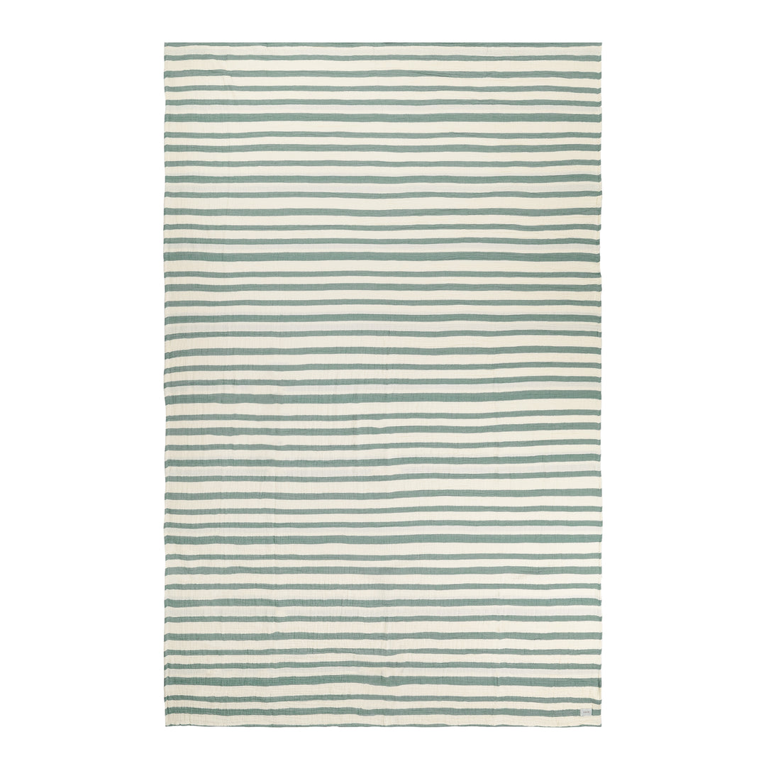 Woven Stripe 140x220 Bedspread Eucalyptus - image 6