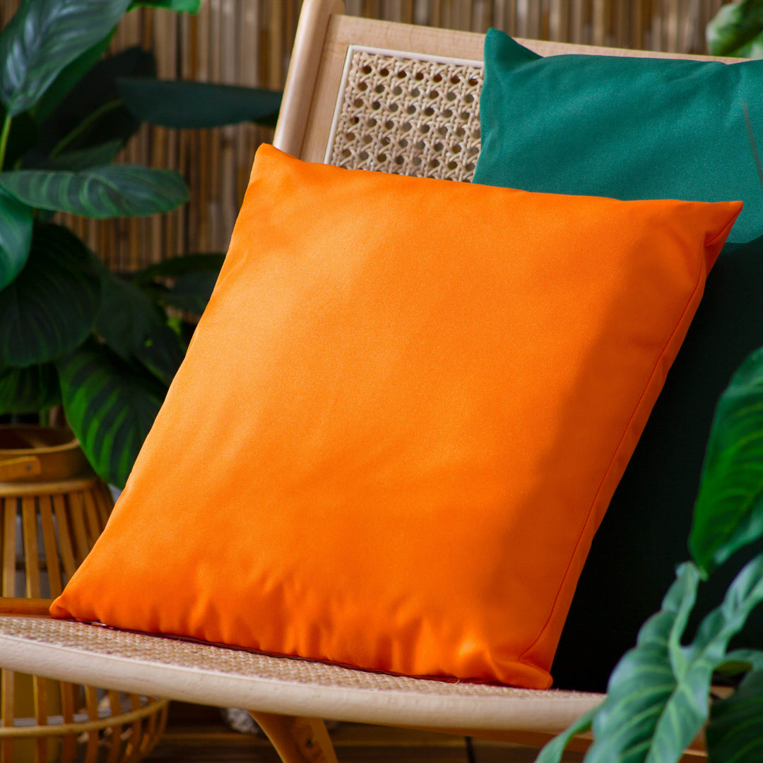 Wrap 43x43 Outdoor Cushion Case Orange