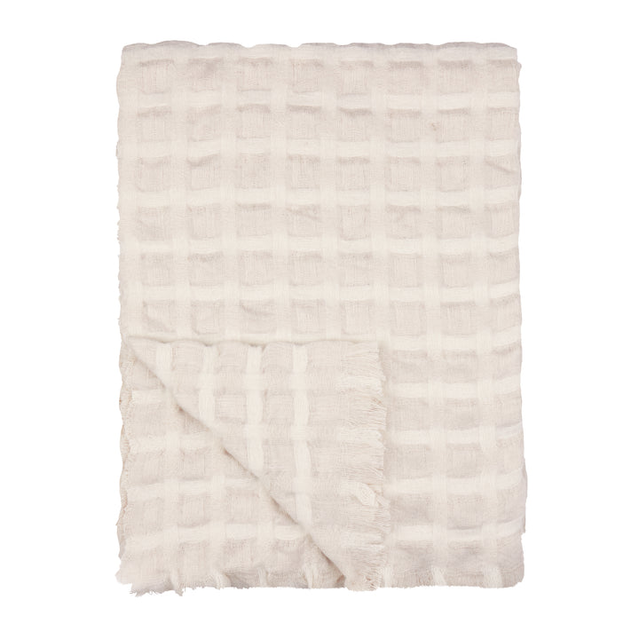 Walton Waffle 130x180 Throw Linen - image 2