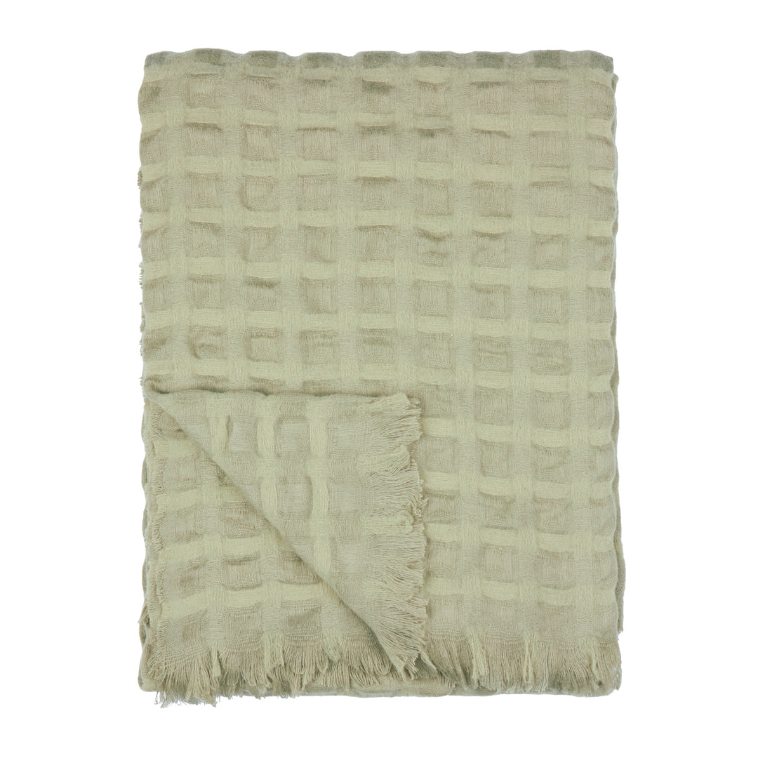 Walton Waffle 130x180 Throw Sage - image 2