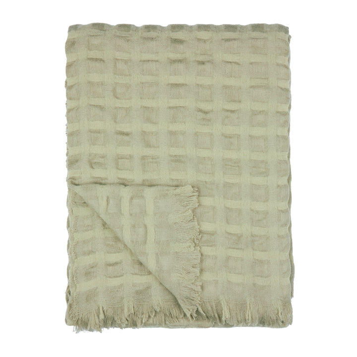 Walton Waffle 130x180 Throw Sage - image 2