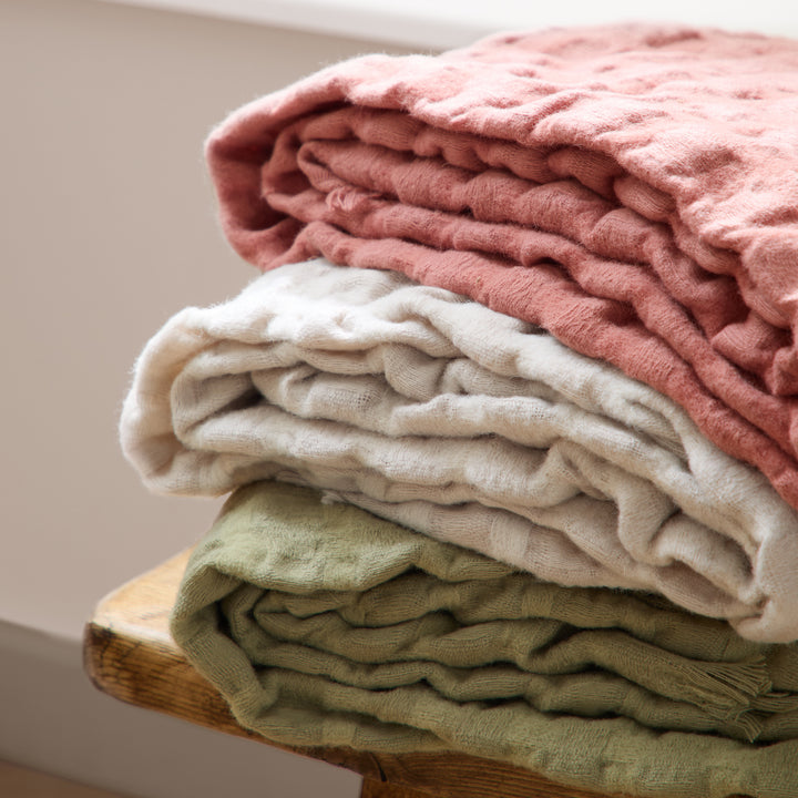 Walton Waffle 130x180 Throw Sage - image 4